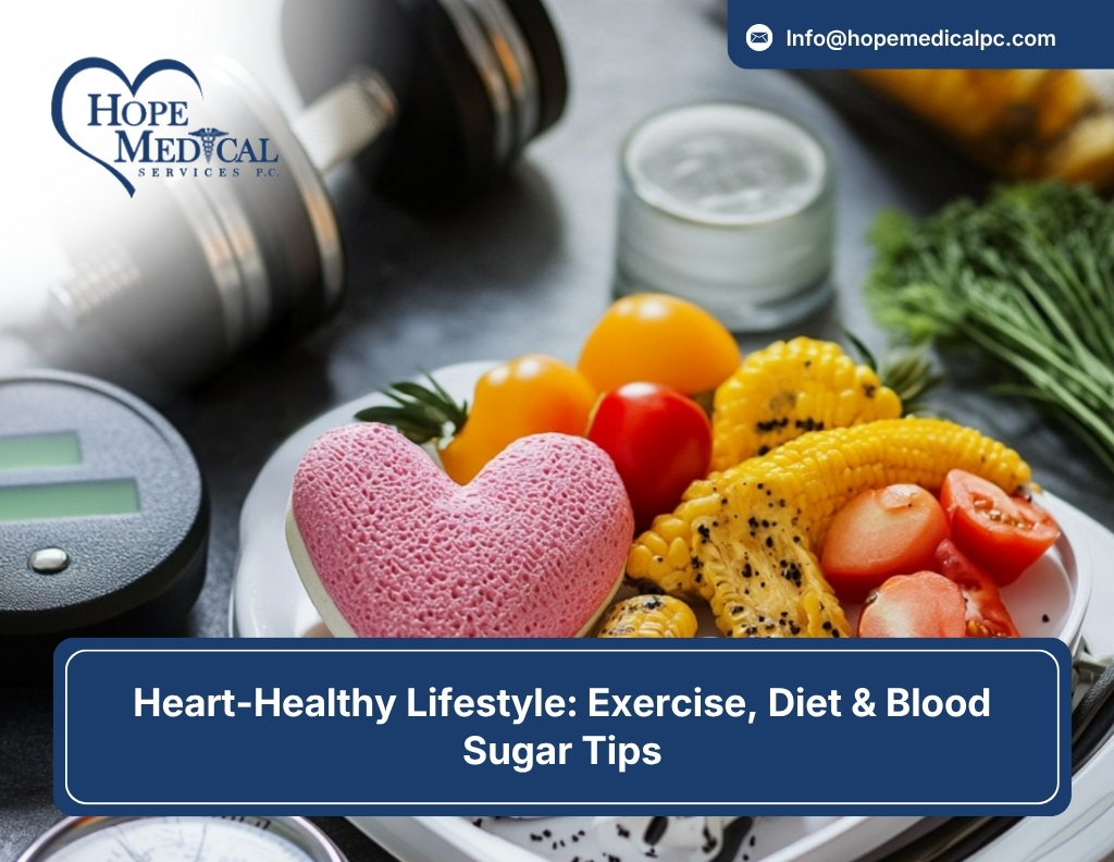 Heart-Healthy Lifestyle_ Exercise, Diet & Blood Sugar Tips